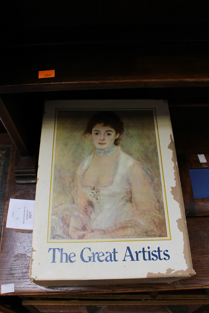 A twenty-five volume edition of 'The Great Artists',