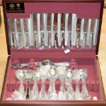 An Arther Price stainless steel 'Olympic' canteen of cutlery,