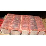 A collection of twenty-three 'Punch' books, leather bound, volumes 1-88 (one missing),