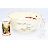 A Spode's Royal Jasmine 'Autumn' by Ronald Copeland fruit bowl,