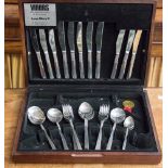 Case of Viners cutlery 'Love Story II'