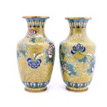A pair of Japanese cloisonne vase,
