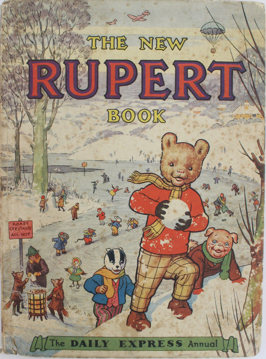 New Rupert Book (1951) annual with pencil inscription,