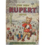 New Rupert Book (1951) annual with pencil inscription,