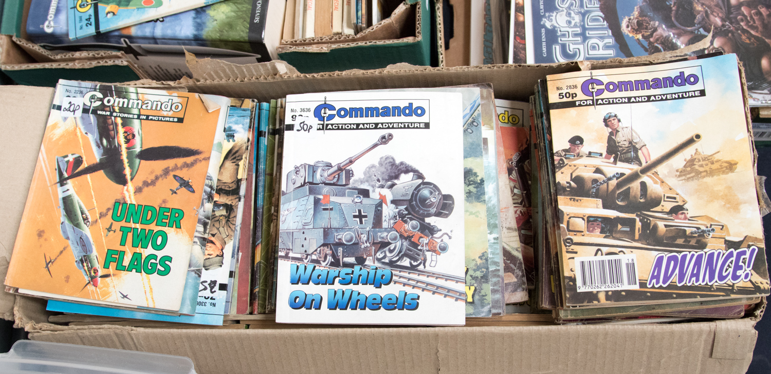 A large collection of 'Commando War Stories in Pictures' magazines together with various others - Image 3 of 4