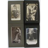 A collection of 1920s actors and actresses autographs contained in two albums including Neil