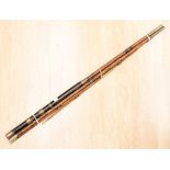 A WR Speed Fishing tackle reed and bamboo rod,