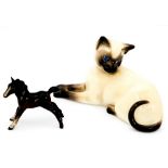 A Beswick figure of a cat, no 1558,