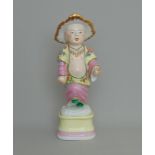 A Continental porcelain figure of a Chinaman in Meissen style, circa 20th Century,