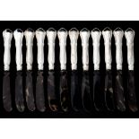 A set of twelve twentieth century German caviar knives,