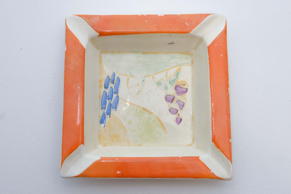 Clarice Cliff for Newport Pottery, a 'Windbells' ashtray,