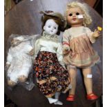 Two 20th Century dolls;