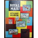 A Royal Mail stamp album,