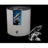 A boxed Swarovski annual edition 1992 'Care For Me The Whales',