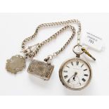 A 19th Century open face pocket watch,