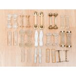 A good collection of knife rests, including ivory, mother-of-pearl, cut glass,