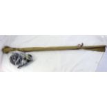 An Elasticane cane five foot spinning rod, in maker's bag,