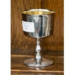 An Elizabeth silver York Minster goblet numbered 604,