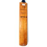 Cricket memorabilia: a signed West Indies 1957 tour cricket bat signed by the full West Indies team