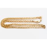 A 9 ct gold chain, weighing approx. 19.