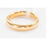 A 22 ct yellow gold wedding band, approx. 6.0 grms, ring size 'L' approx.