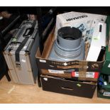 A quantity of photographic equipment, including post war military,