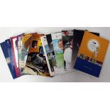Cricket memorabilia: a collection of twelve Benefit Year brochures to include, Ashley Giles,