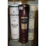 Laphroaig 10 year old Whisky, litre bottle,