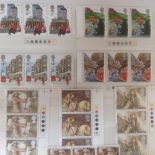 GB 1970 - 2002 UM Mint collection (Looks complete) in mainly strips of three all in nine