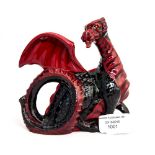 A Royal Doulton flambe figure 'Dragon' HN3552