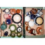 A good collection of Langley Pottery to include later Bourne Ware,