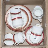 A Paragon 'Holyrood' teaset, comprising six cups, six saucers, six side plates, six larger plates,