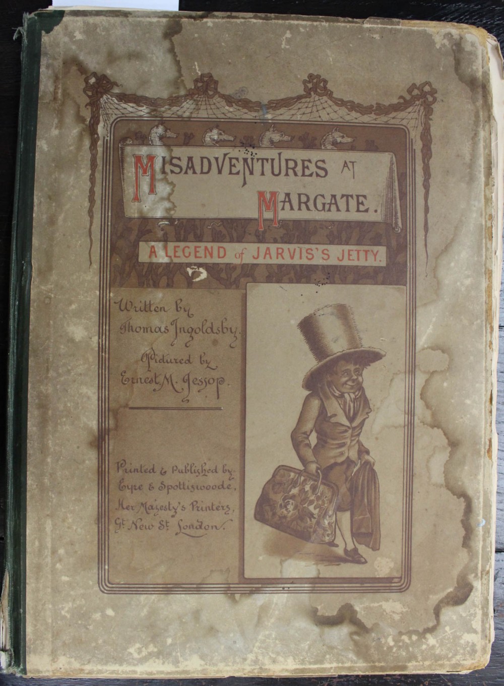 A 1840/1850s book 'Misadventures a Margate' a legend of Jarvis Jetty,