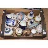 A collection of decorative ceramics to include: Copeland Spode,