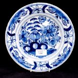 An 18th Century Delft plate,