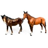 Two Beswick horses (1 a/f)