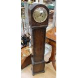A George V oak eight day Grand Daughter clock,