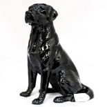 A Beswick fireside seated 'Black Labrador', model no.