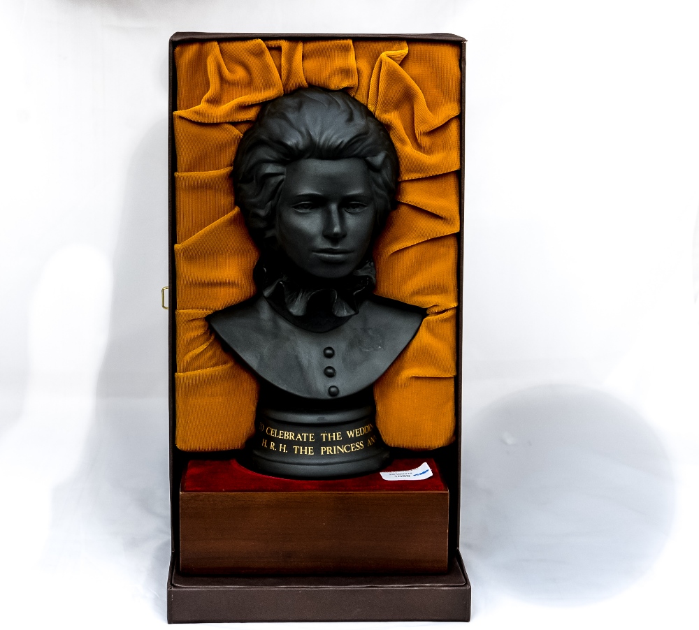 A Royal Doulton bust of Princess Anne,