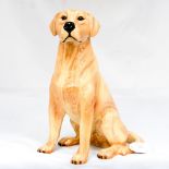 A Beswick fireside seated 'Golden Labrador' model no.