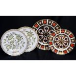A Royal Crown Derby 1128 Imari pattern dinner plate,