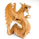 ***AMENDED GUIDE*** A carved figure of a dragon