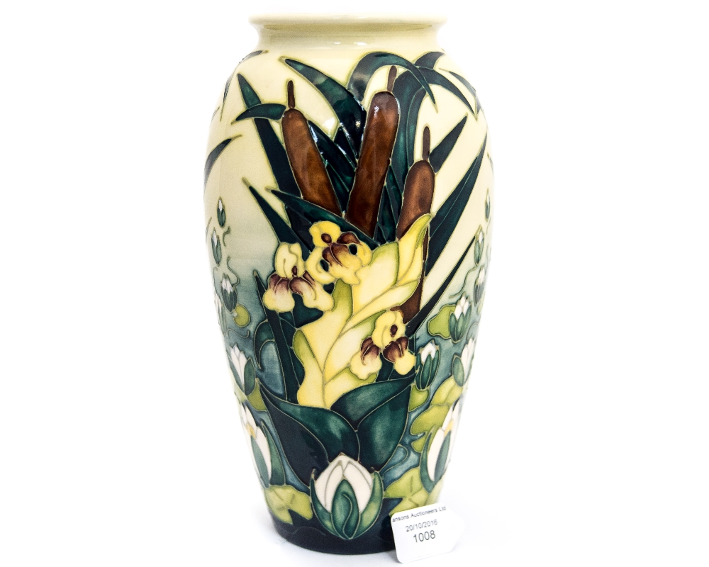 A Moorcroft Lavina pattern baluster vase,