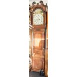 A George IV longcase clock, Woolston Roberts of Derby,