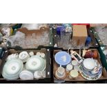 Large collection of Wedgwood, Woodbury pattern dinner wares, coffee and tea wares,