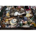 Five boxes of assorted ceramics including: Midwinter Stylecraft; Carltonware; Hummel figures (af),