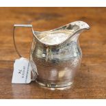 A George III silver cream jug,