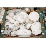 A Hutschenreuther (Germany) part dinner and coffee service (1 box)