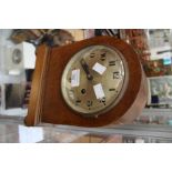 An Edwardian German table mantle clock,