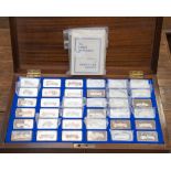 A cased set of thirty six John Pinches 'The Lord Montagn Collection of Great Car Ingots',